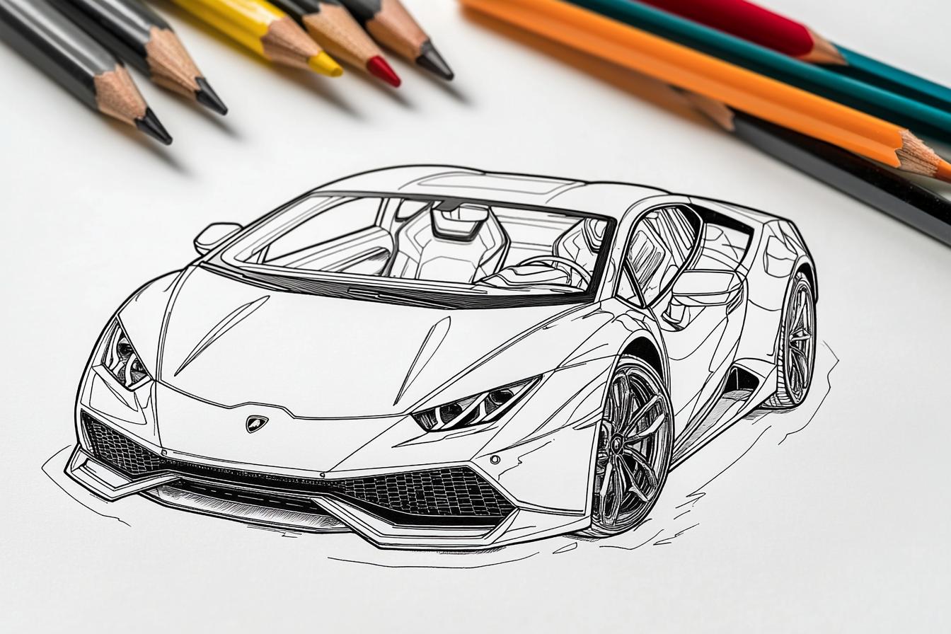 Lamborghini Huracan Ausmalbilder Lamborghini Huracan Ausmalbilder
