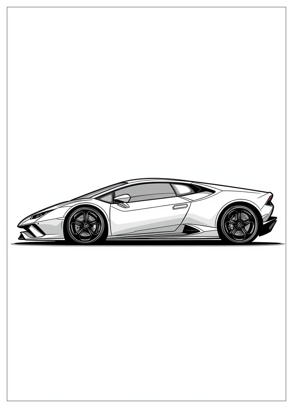 Lamborghini Huracan Ausmalbilder 1