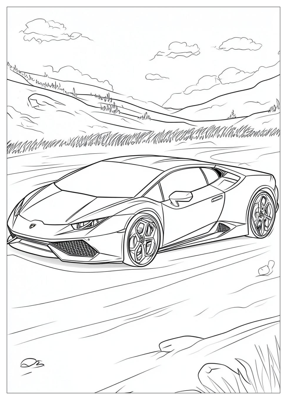 Lamborghini Huracan Ausmalbilder 11