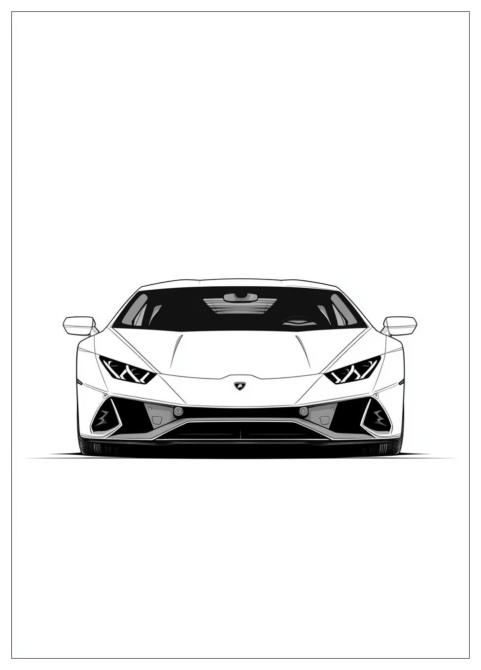Lamborghini Huracan Ausmalbilder 12