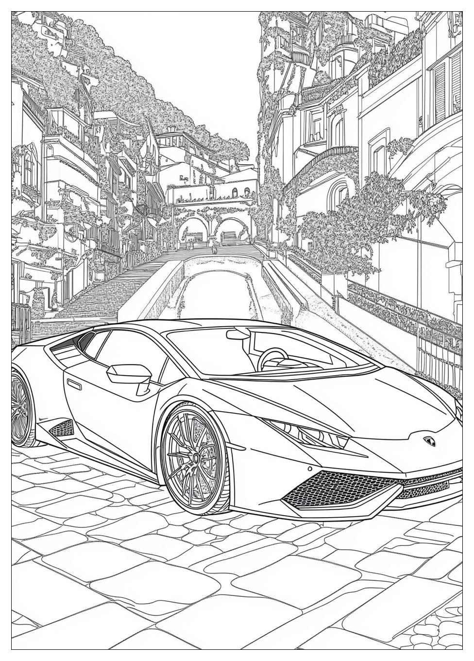 Lamborghini Huracan Ausmalbilder 13