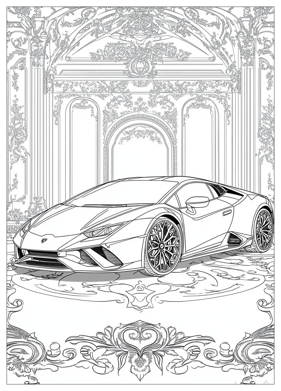 Lamborghini Huracan Ausmalbilder 14