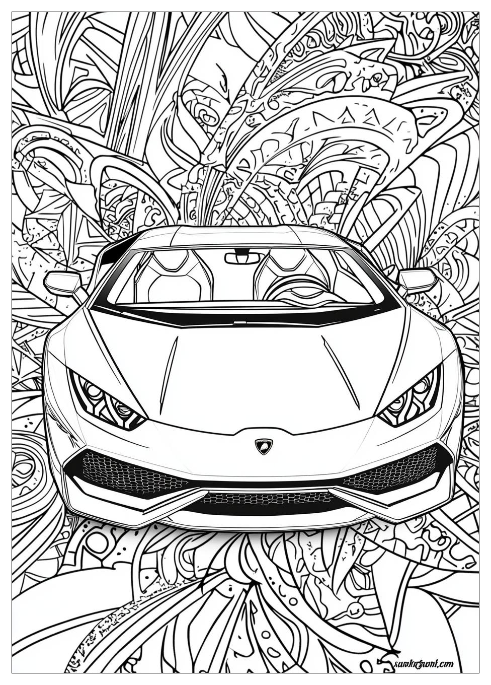 Lamborghini Huracan Ausmalbilder 15