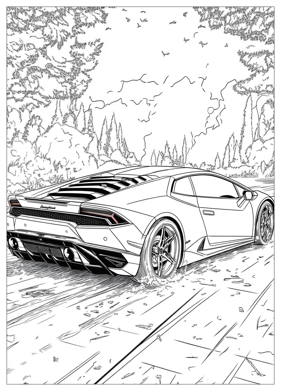 Lamborghini Huracan Ausmalbilder 16