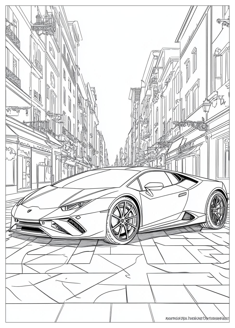 Lamborghini Huracan Ausmalbilder 17