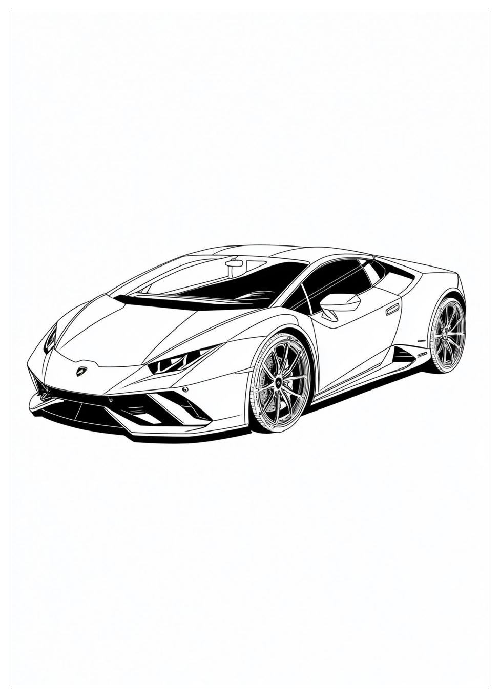 Lamborghini Huracan Ausmalbilder 2