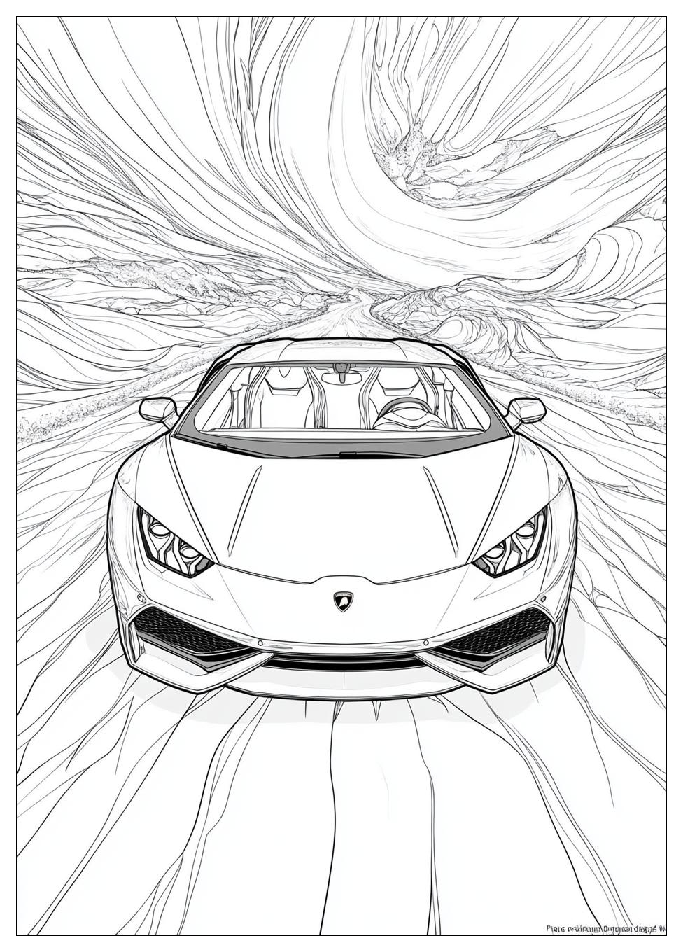 Lamborghini Huracan Ausmalbilder 23