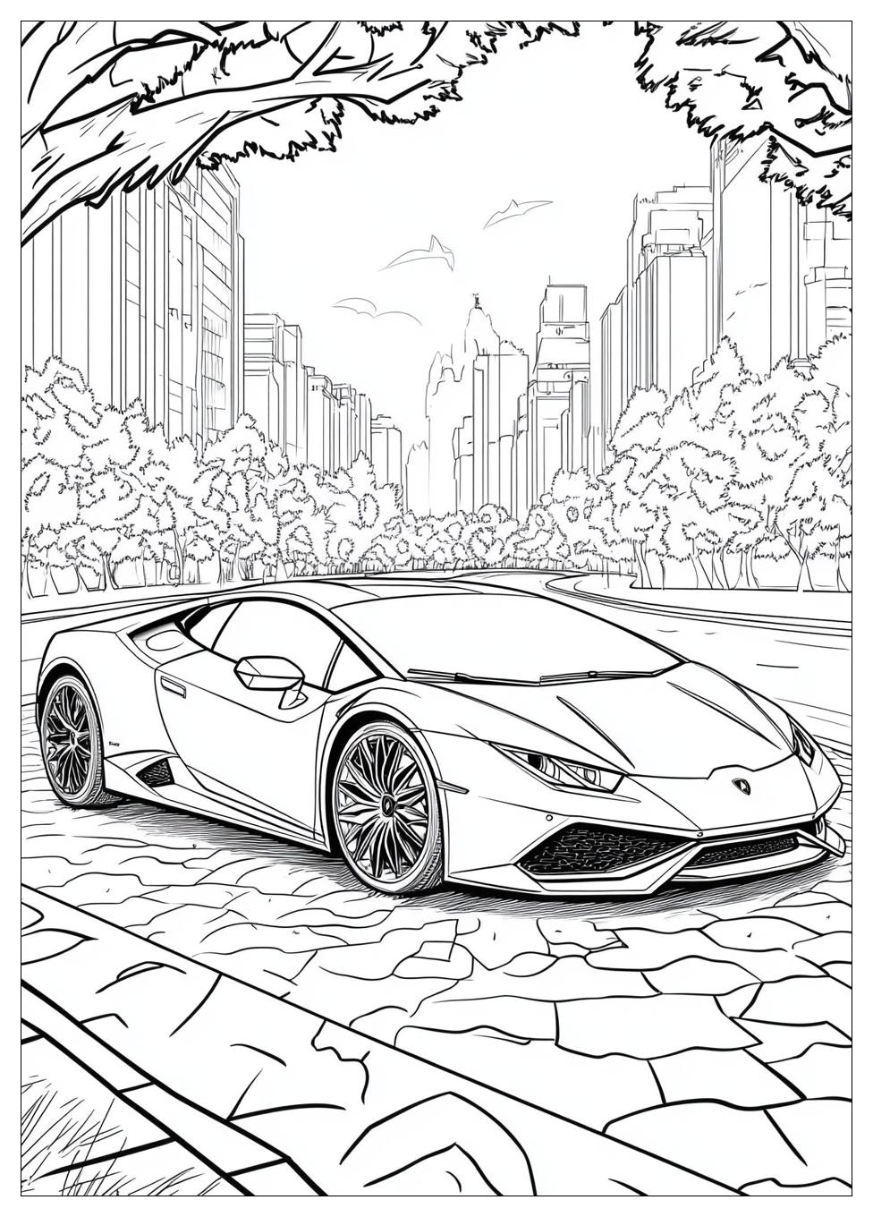Lamborghini Huracan Ausmalbilder 24