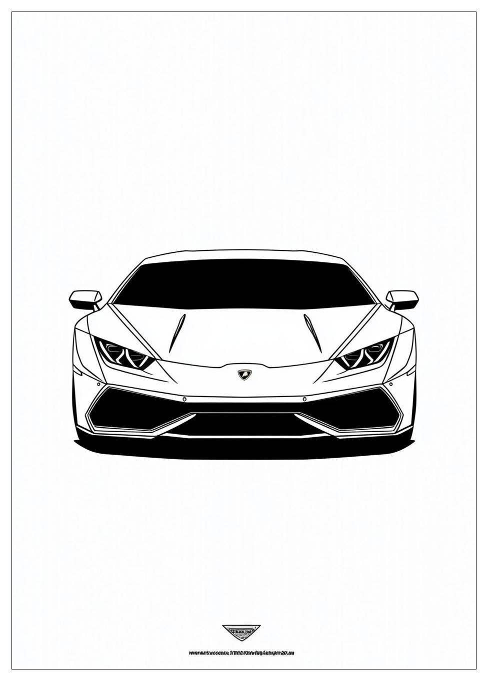 Lamborghini Huracan Ausmalbilder 3