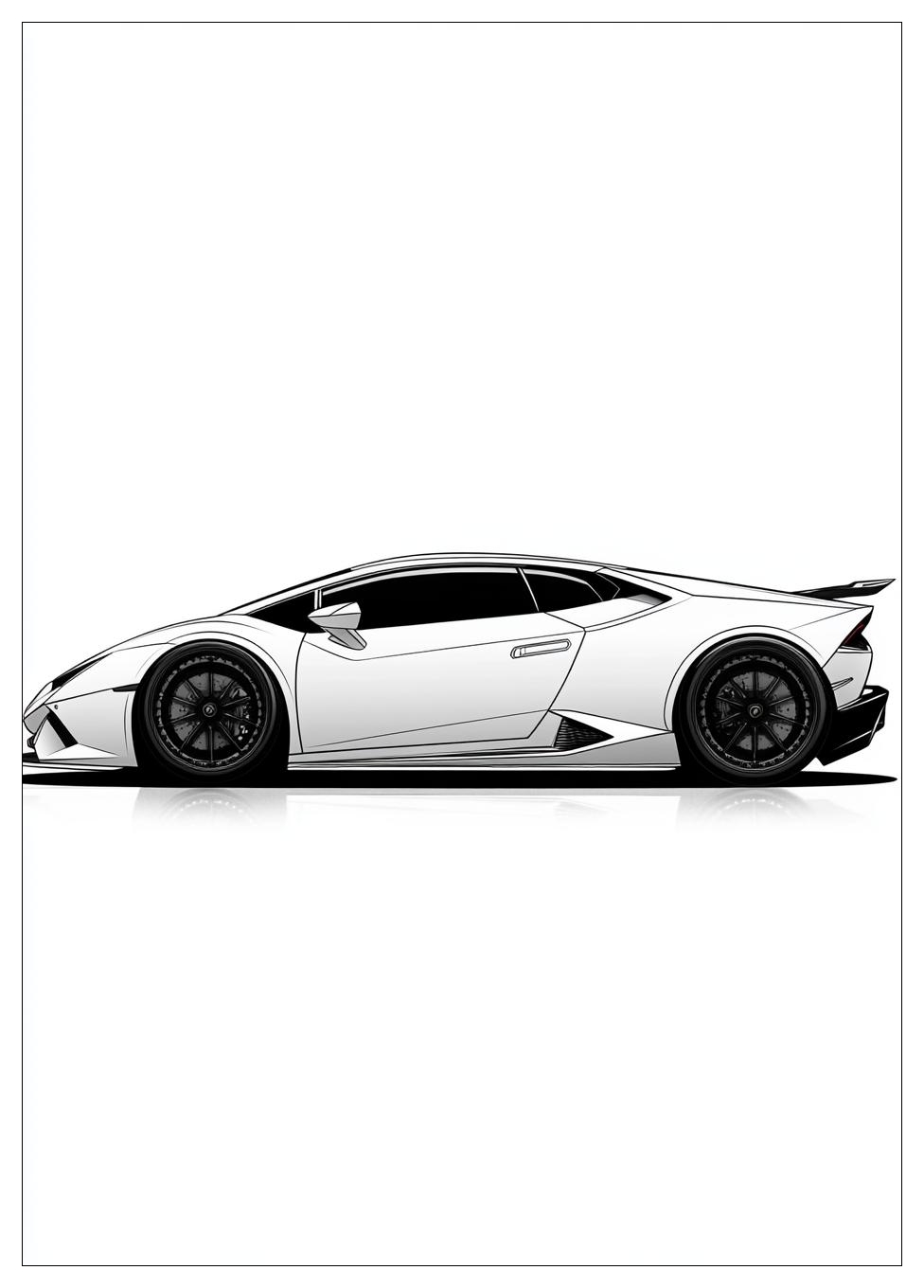Lamborghini Huracan Ausmalbilder 4