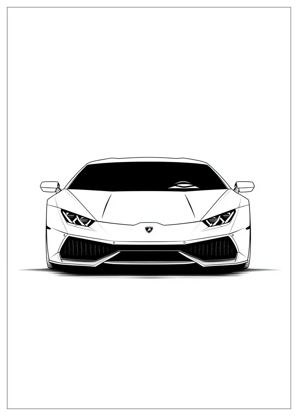 Lamborghini Huracan Ausmalbilder 5