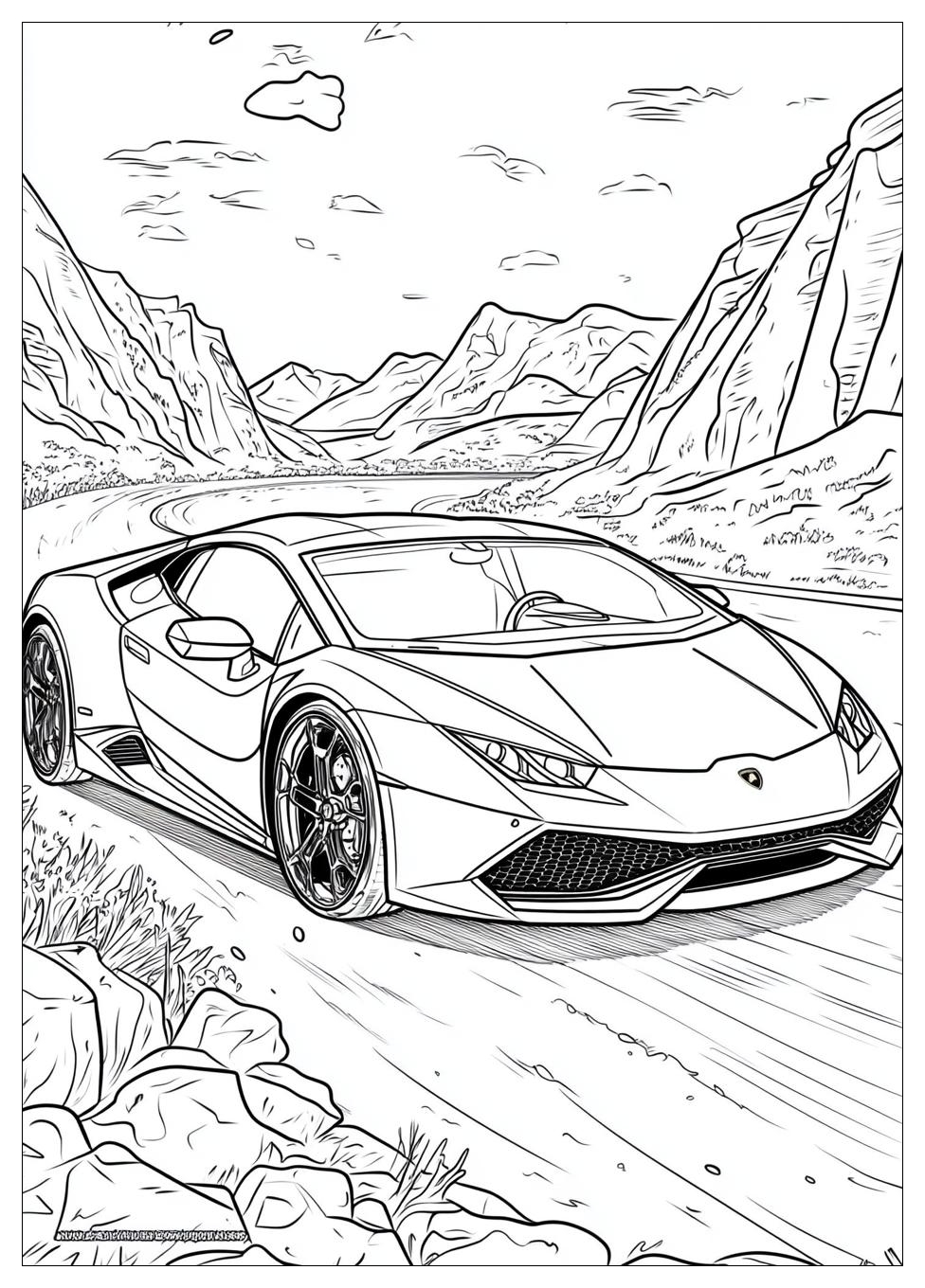 Lamborghini Huracan Ausmalbilder 6