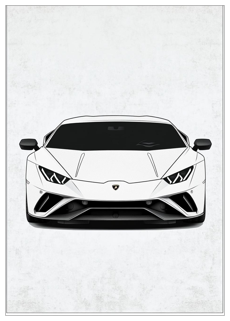 Lamborghini Huracan Ausmalbilder 8