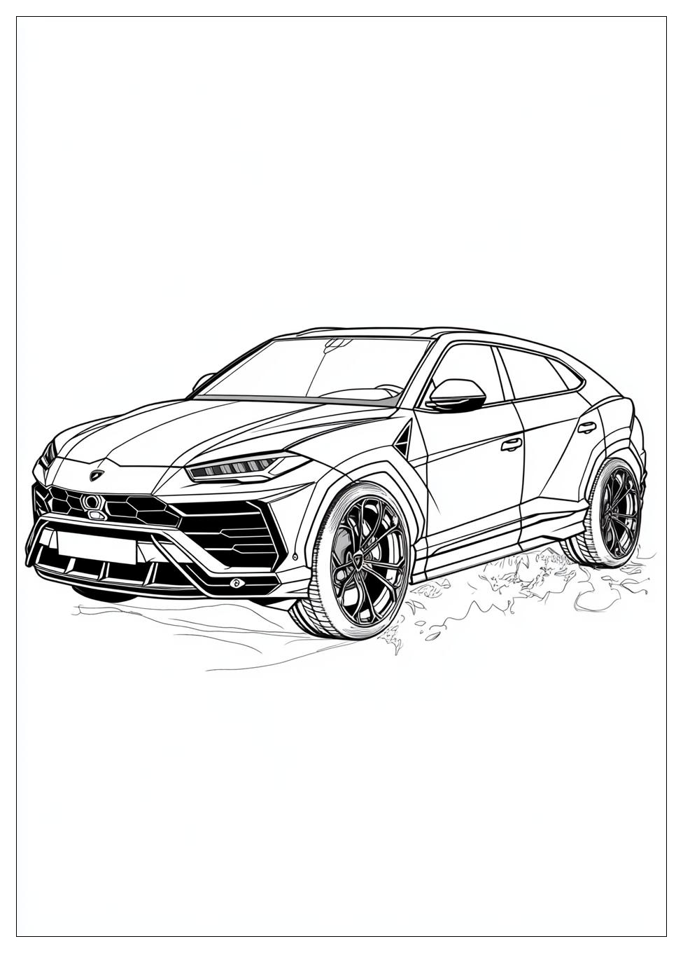 Lamborghini Urus Ausmalbilder 18