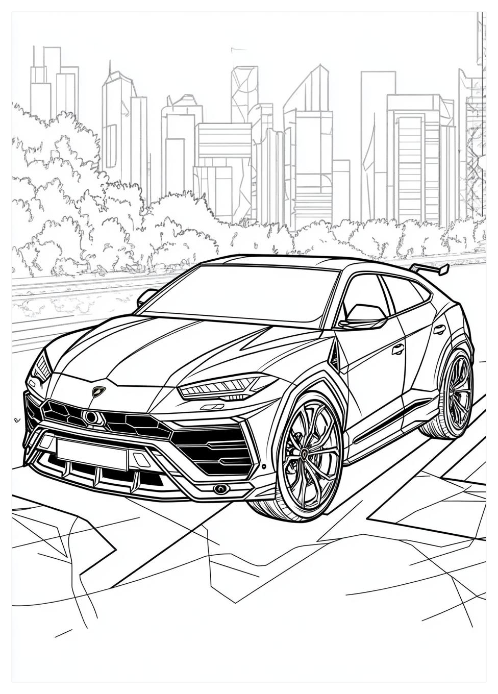 Lamborghini Urus Ausmalbilder 22