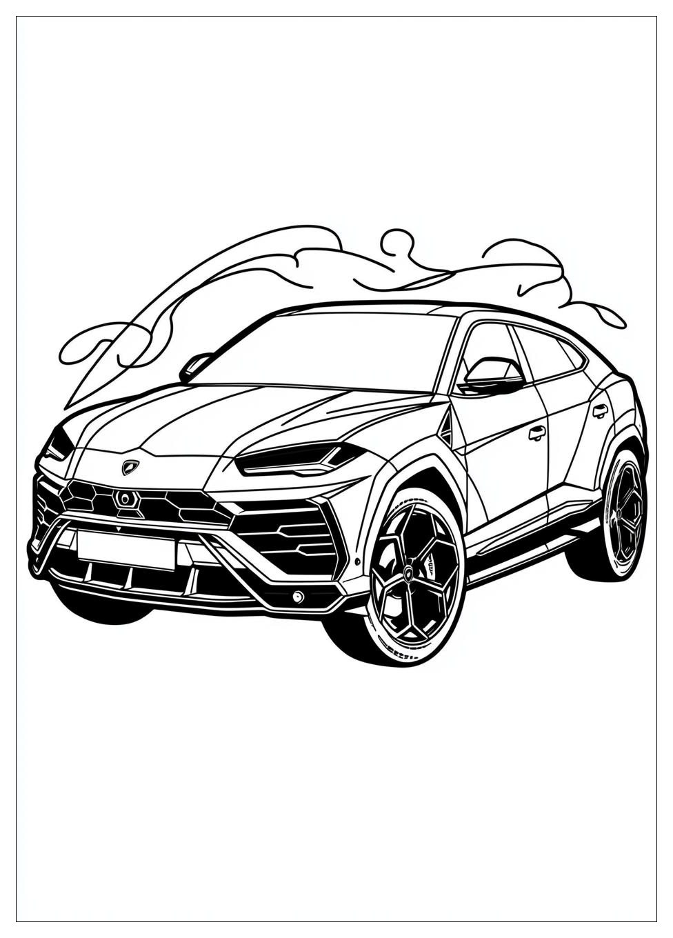 Lamborghini Urus Ausmalbilder 3