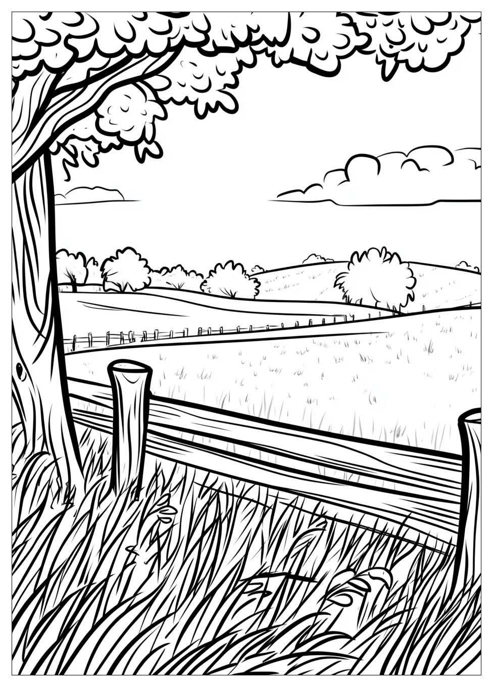 Landschaft Ausmalbilder 1