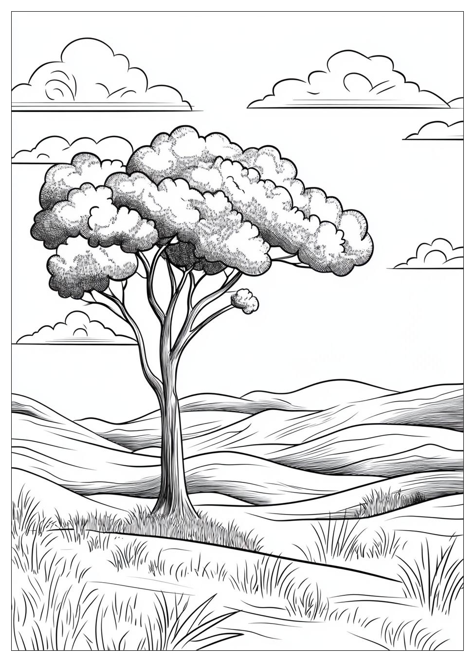 Landschaft Ausmalbilder 14