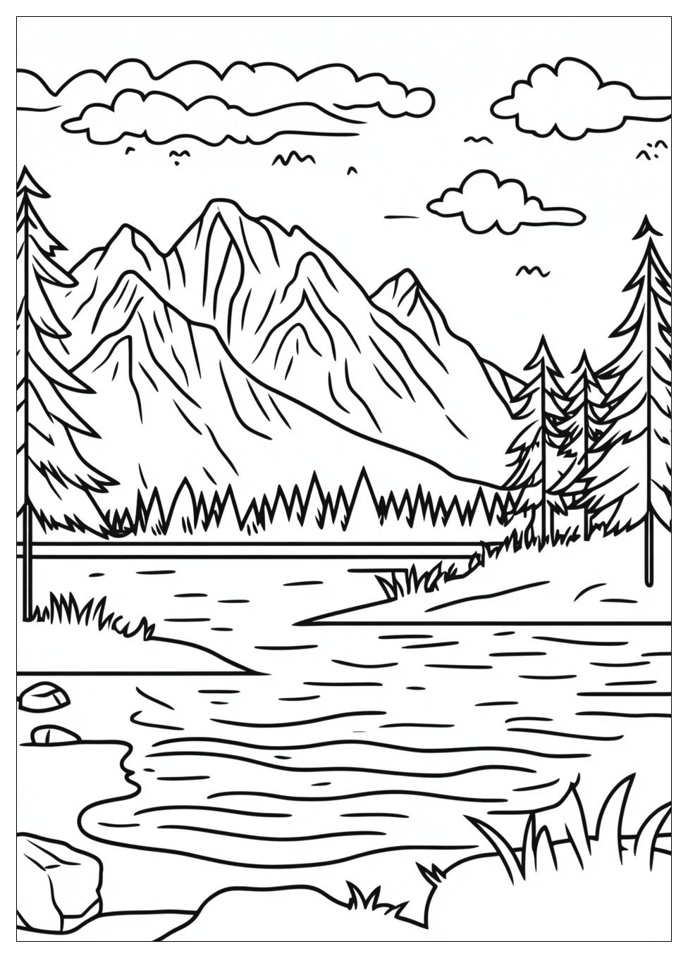 Landschaft Ausmalbilder 16