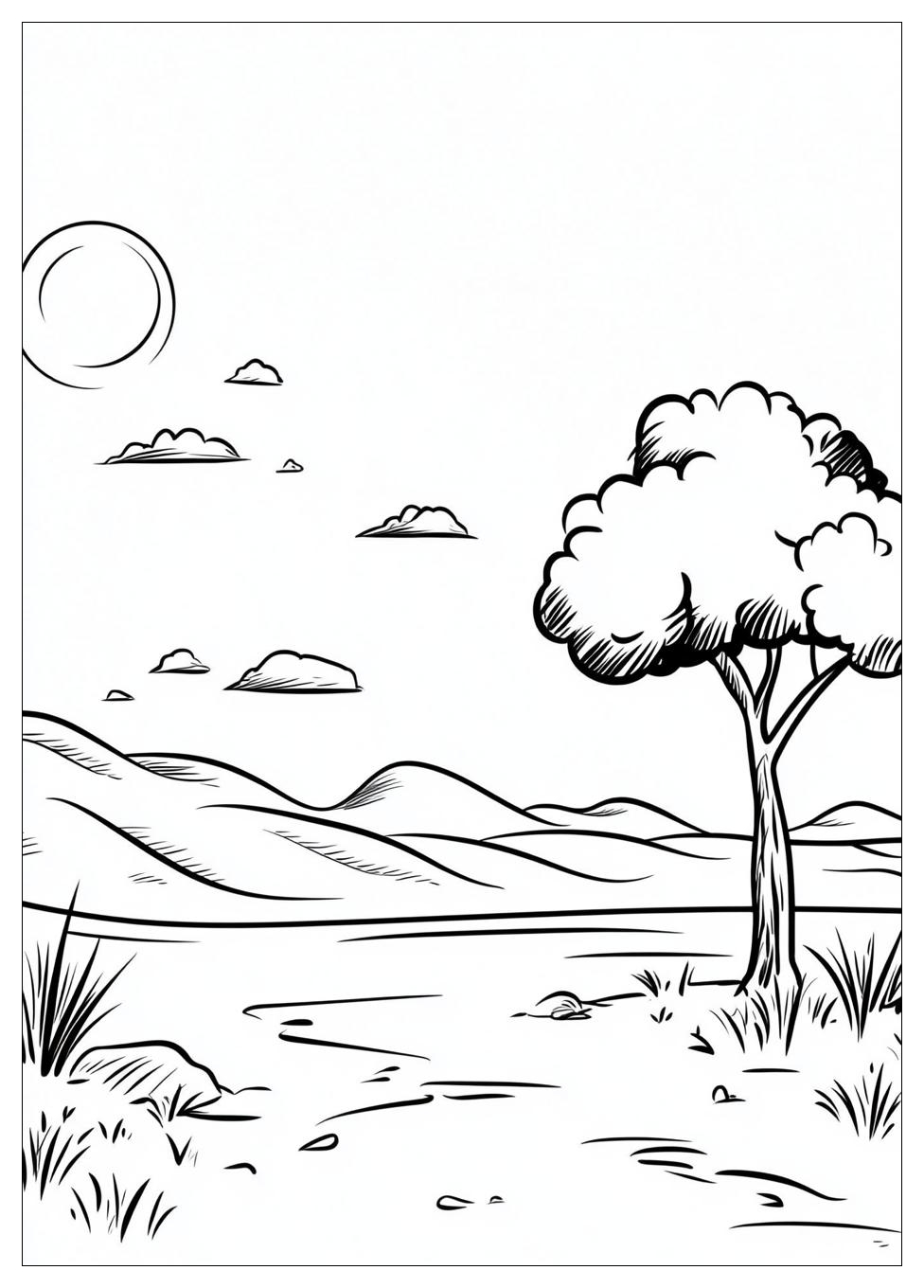 Landschaft Ausmalbilder 18
