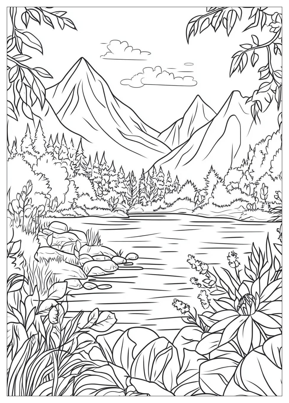 Landschaft Ausmalbilder 19