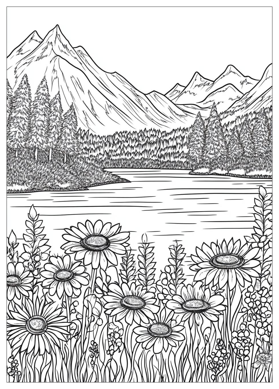 Landschaft Ausmalbilder 21