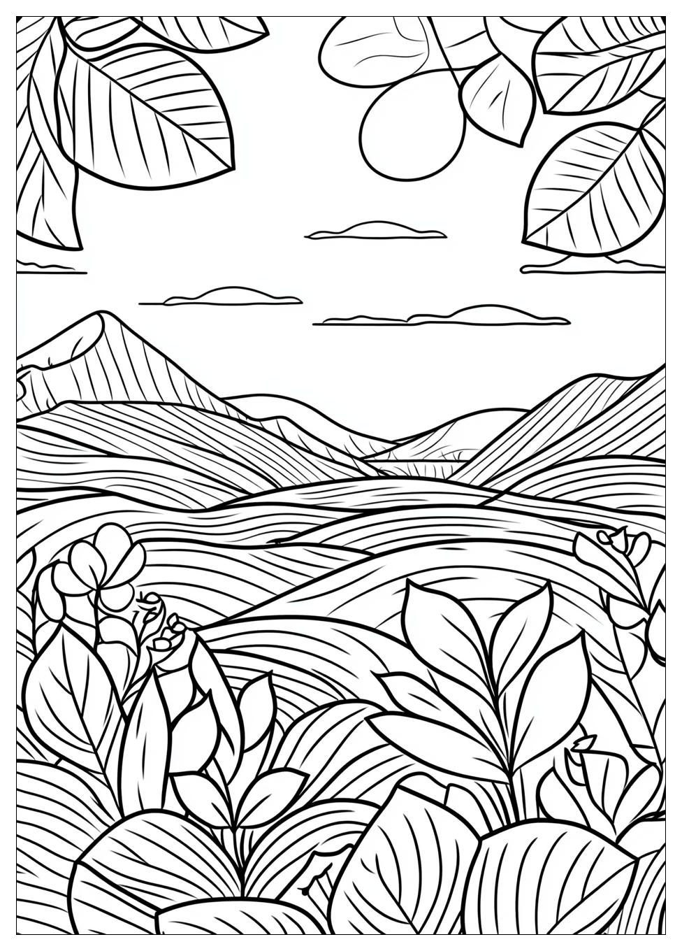 Landschaft Ausmalbilder 5