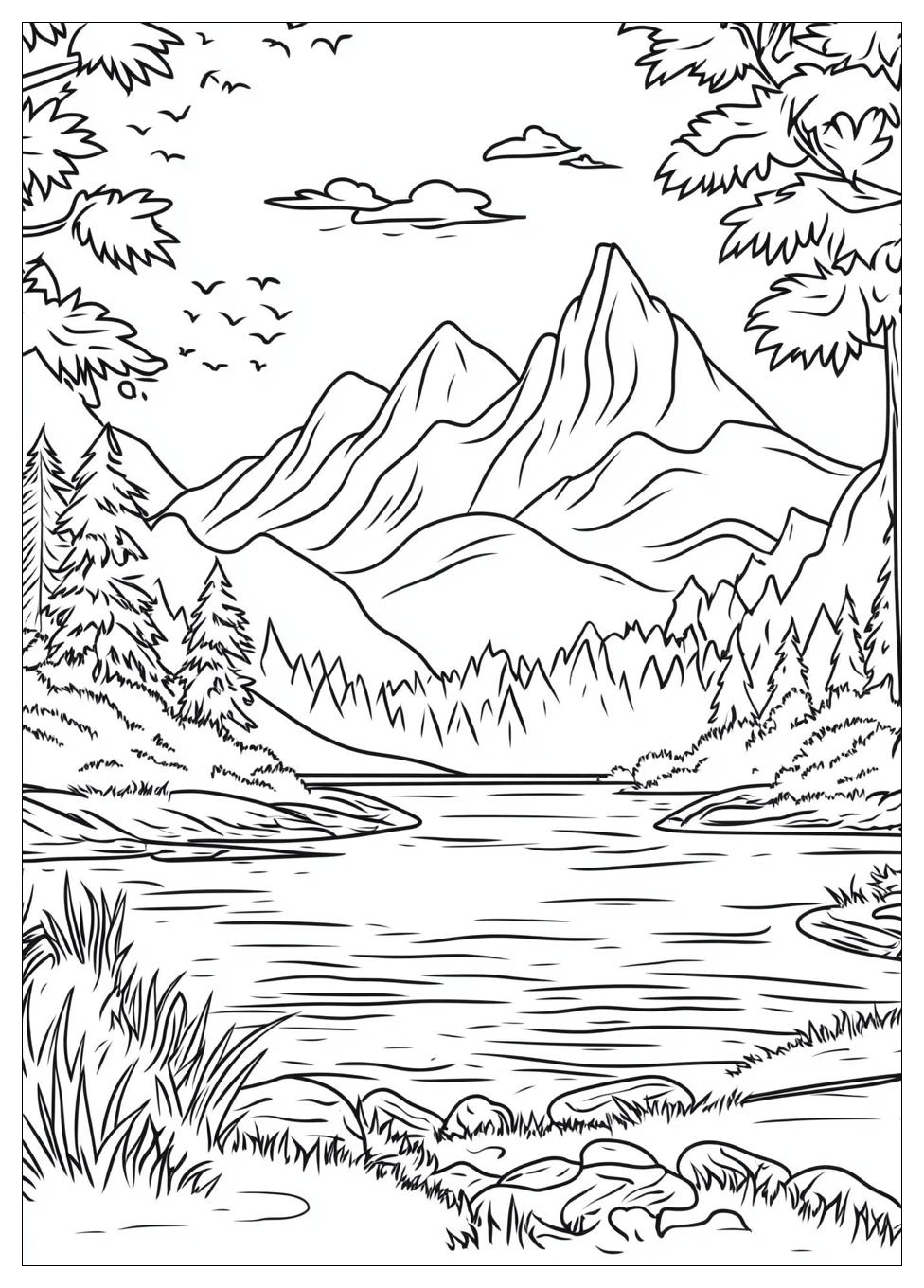 Landschaft Ausmalbilder 7