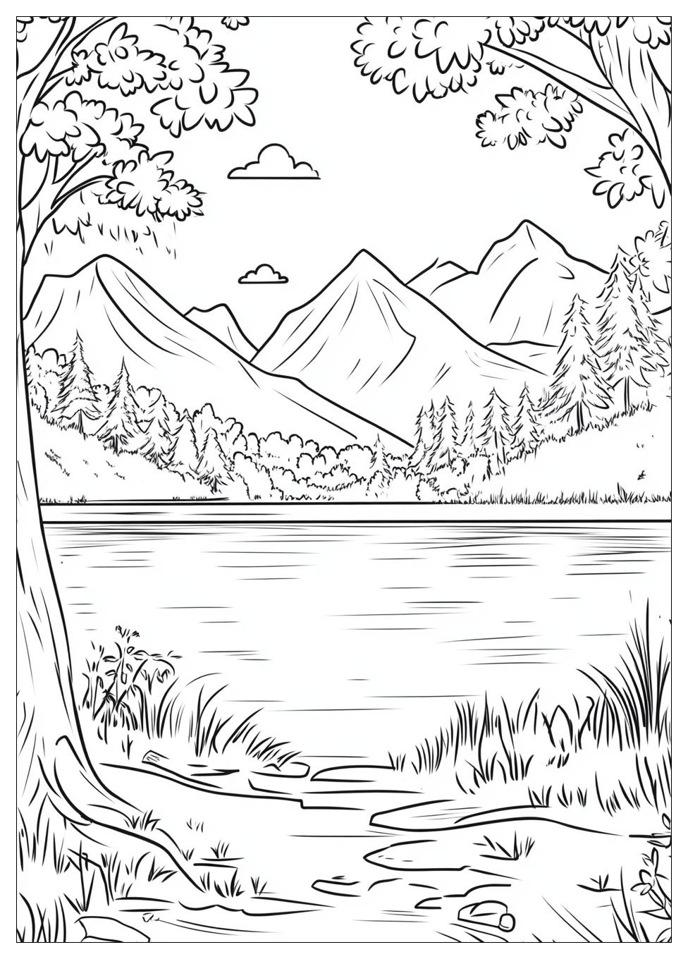 Landschaften Ausmalbilder 11