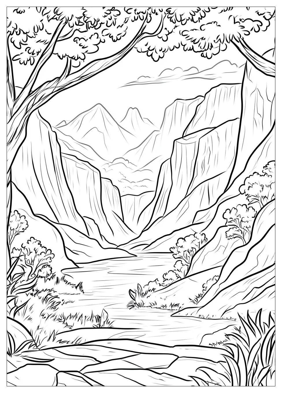 Landschaften Ausmalbilder 19