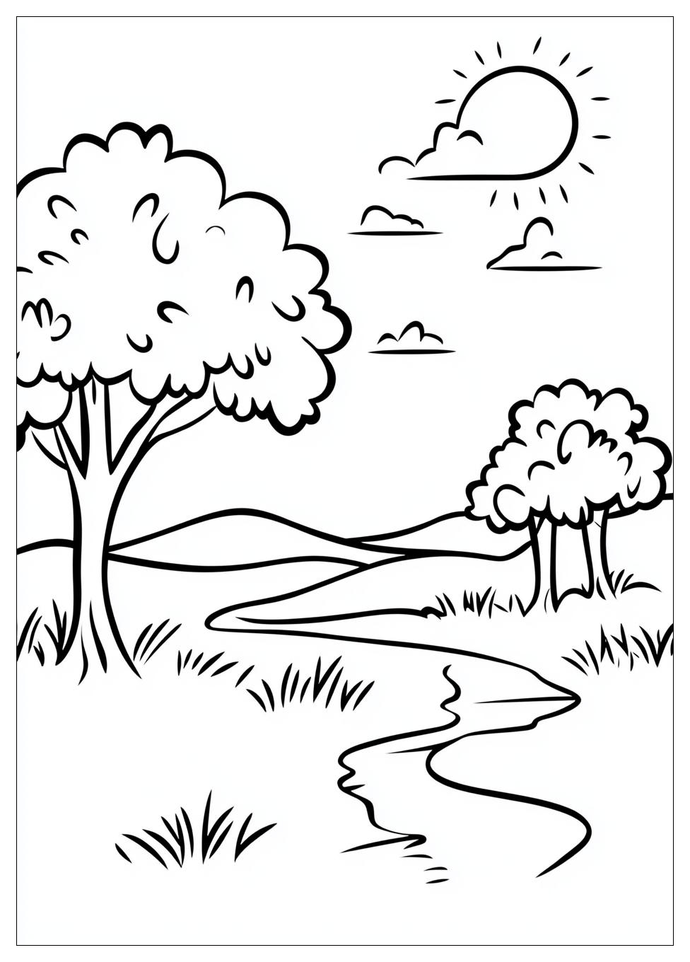 Landschaften Ausmalbilder 20