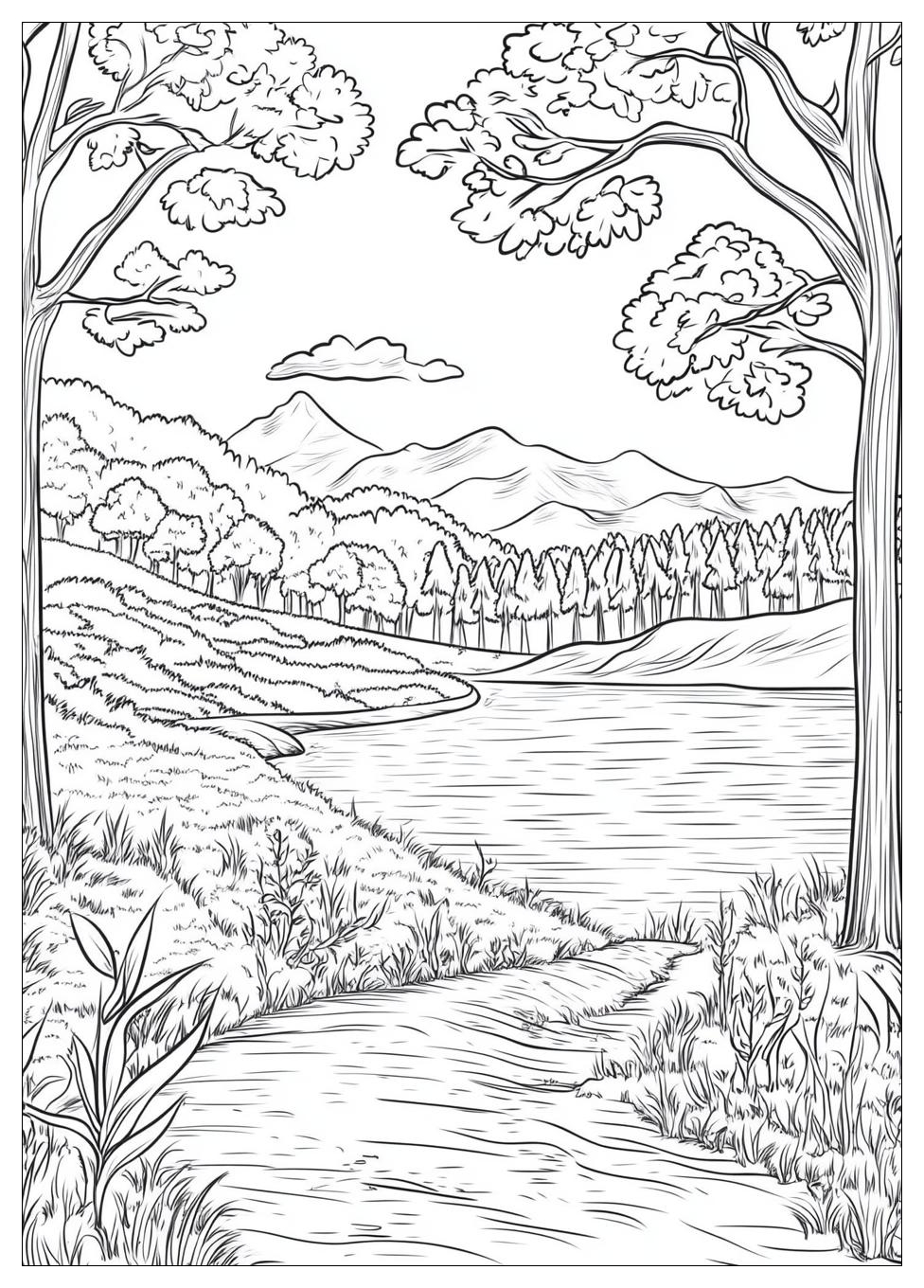 Landschaften Ausmalbilder 22