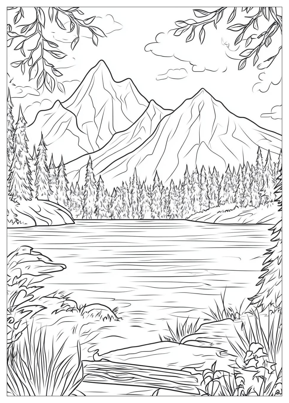 Landschaften Ausmalbilder 23
