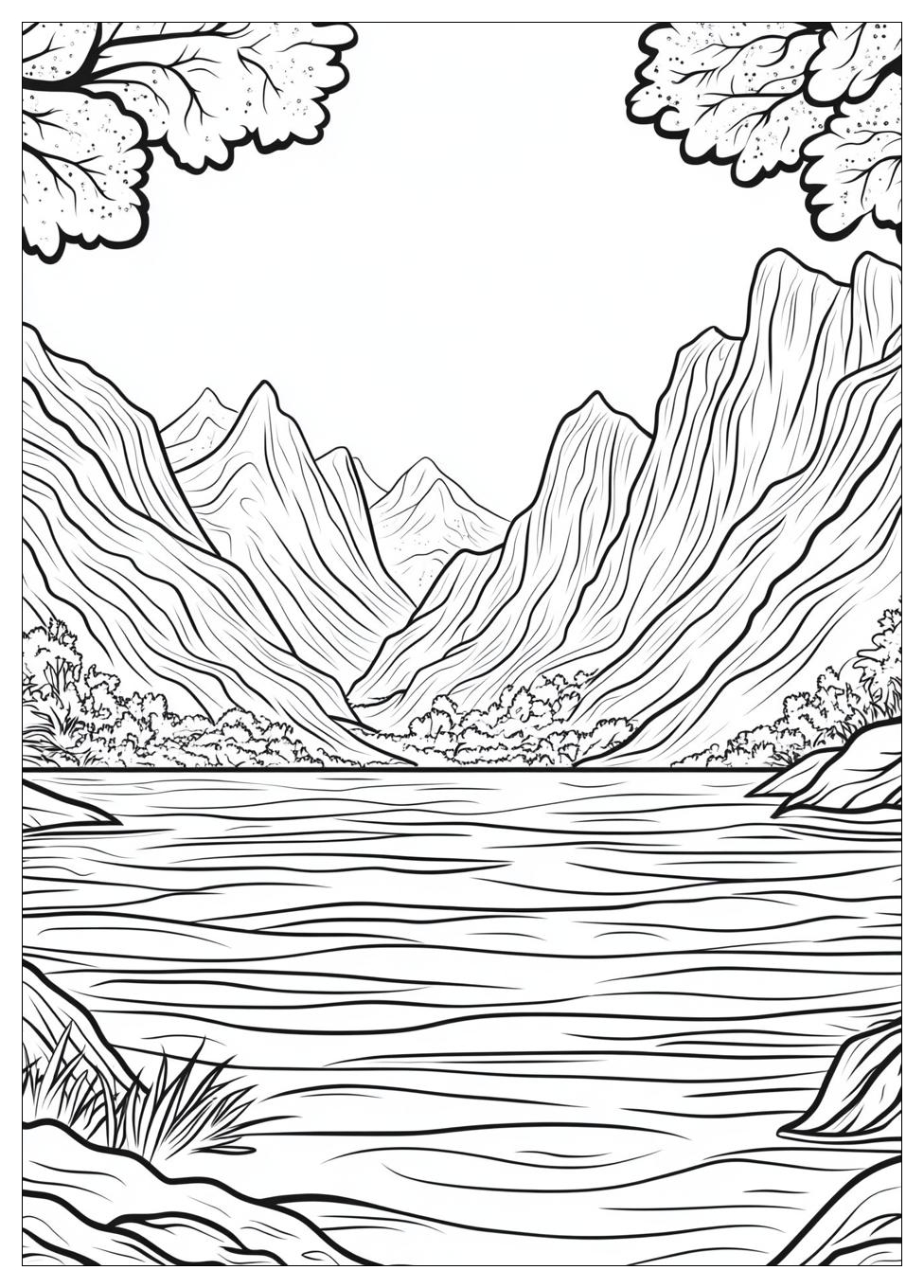 Landschaften Ausmalbilder 24