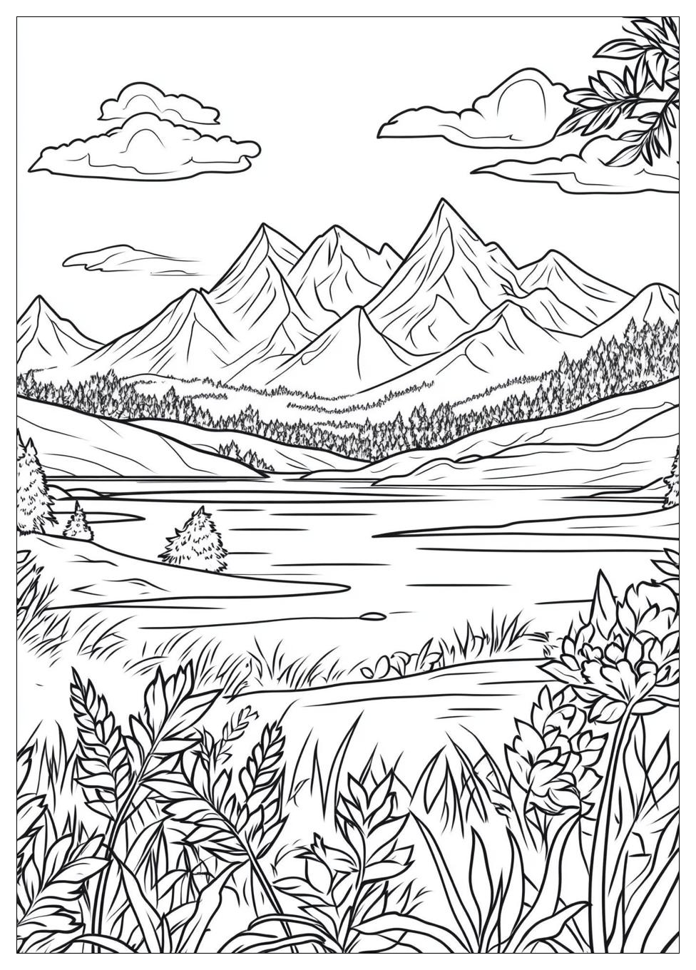 Landschaften Ausmalbilder 4