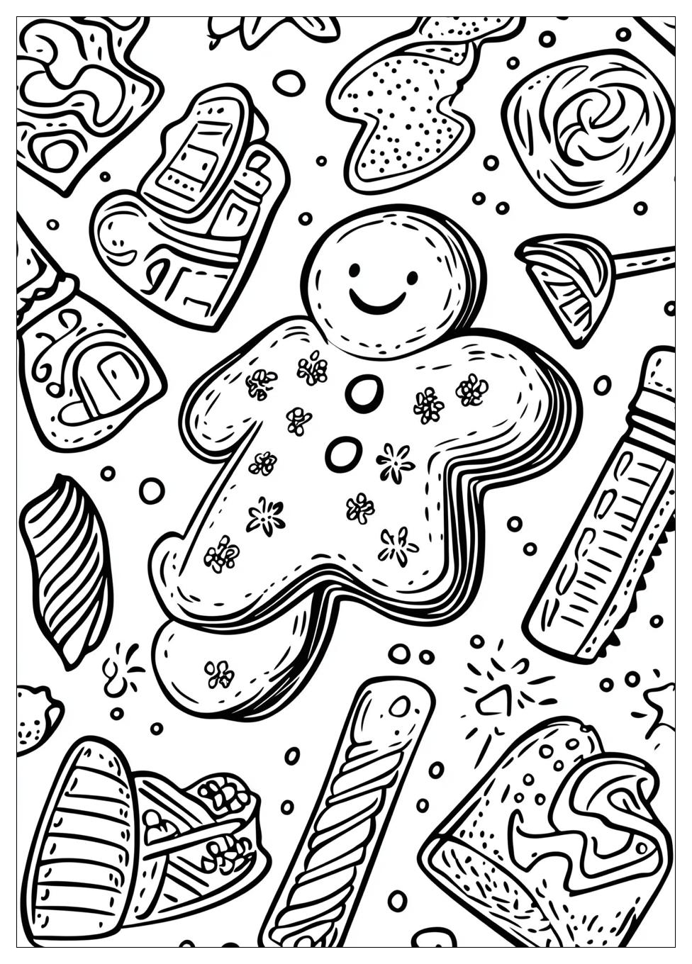 Lebkuchen Ausmalbilder 1
