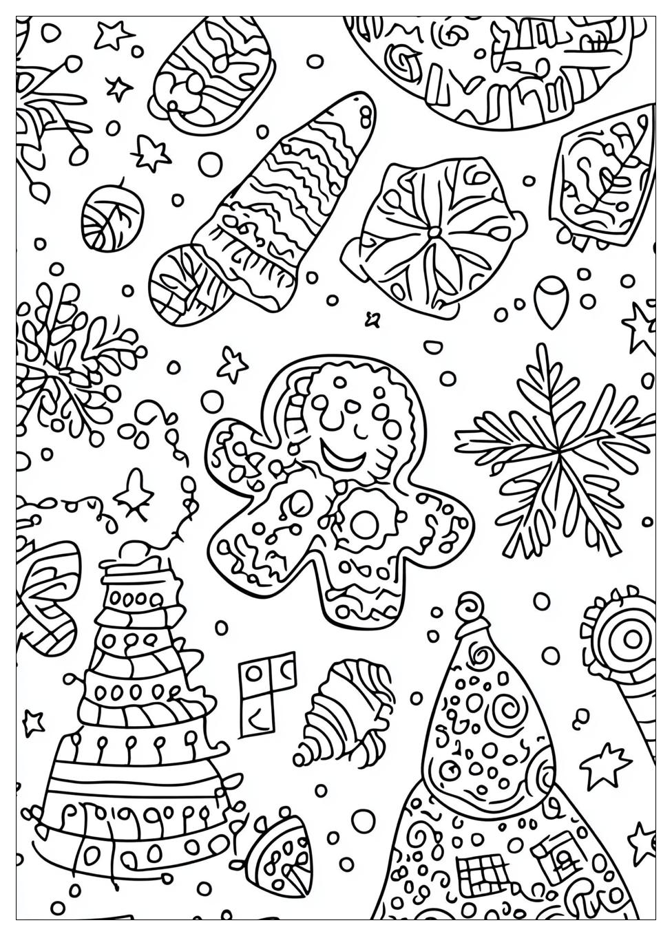 Lebkuchen Ausmalbilder 11