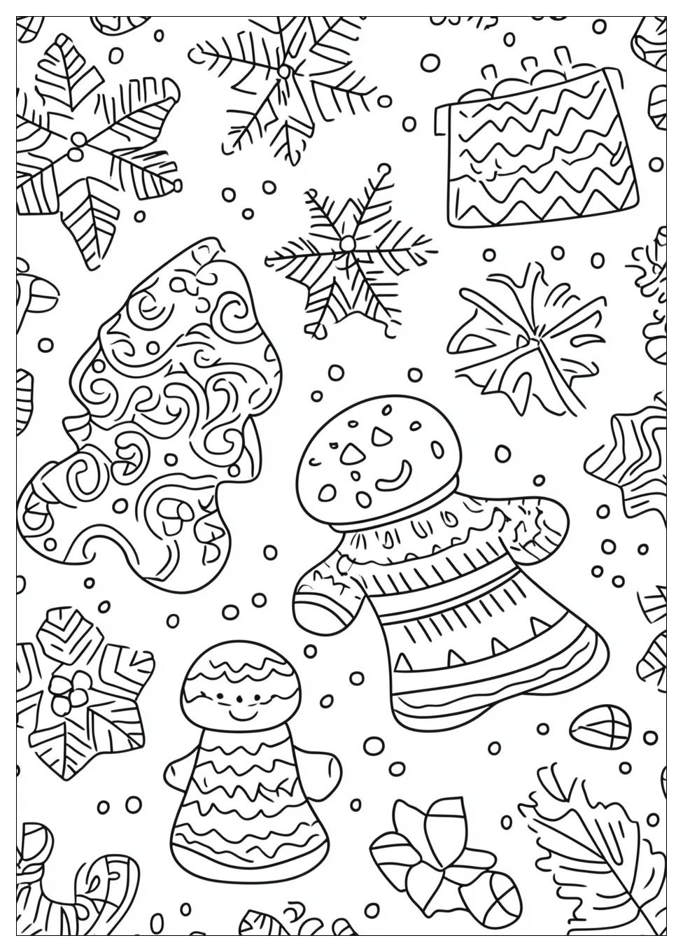 Lebkuchen Ausmalbilder 12