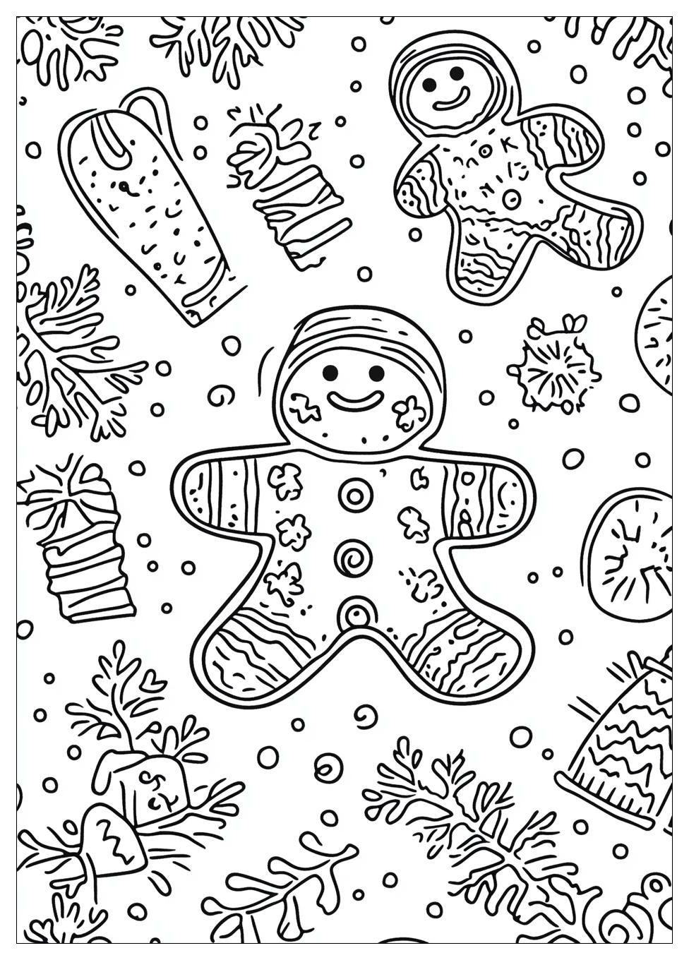 Lebkuchen Ausmalbilder 23