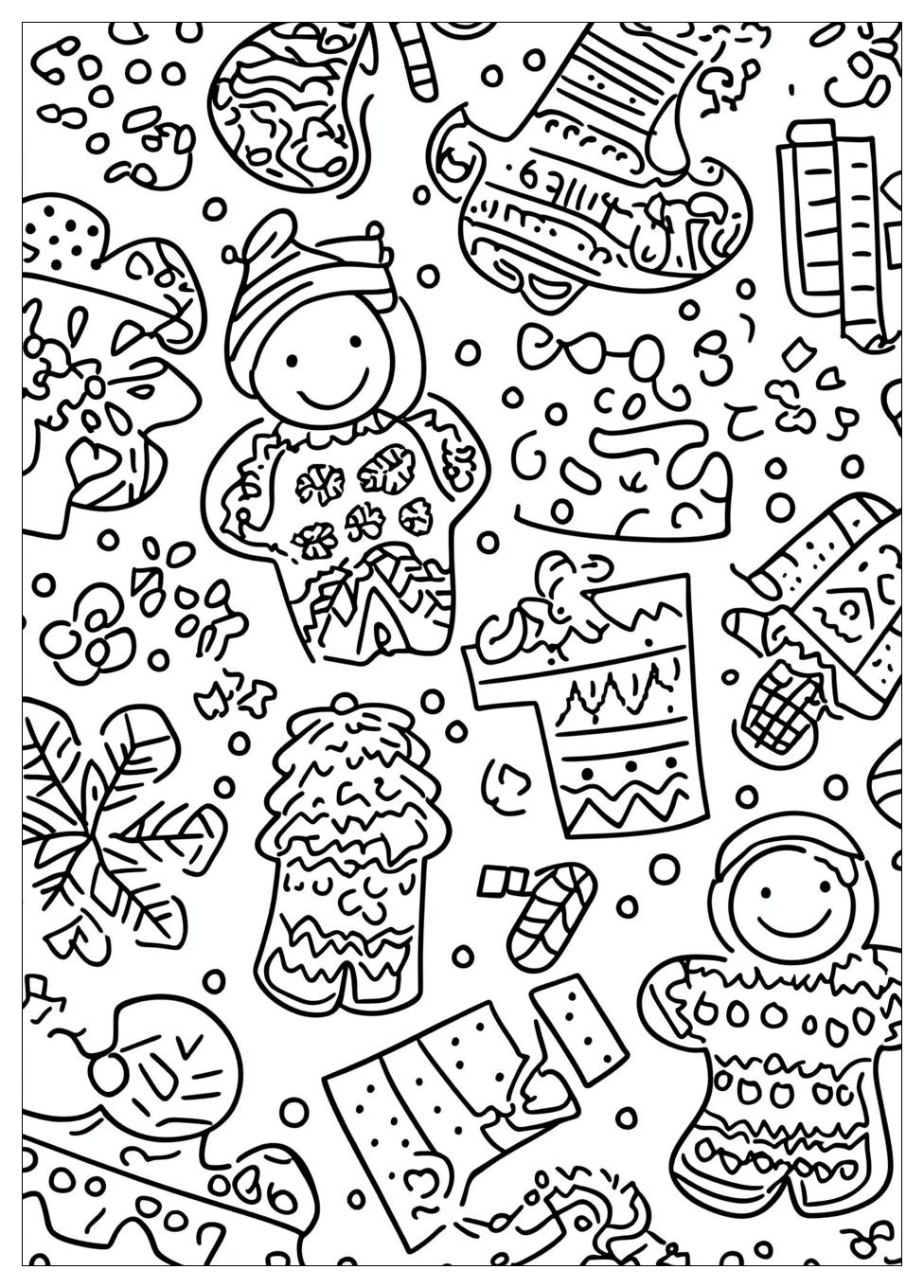Lebkuchen Ausmalbilder 3