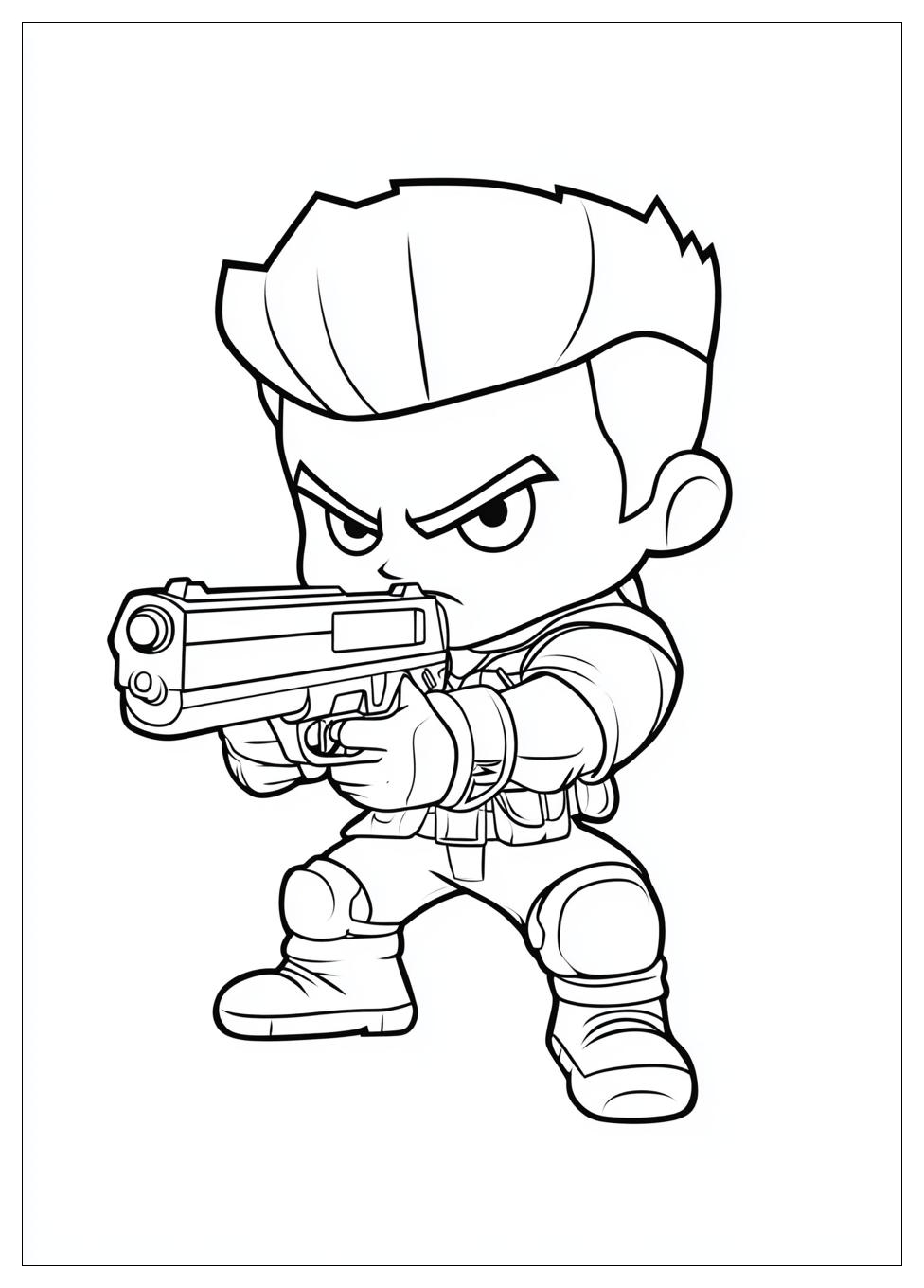 Leon Brawl Stars Ausmalbilder 10