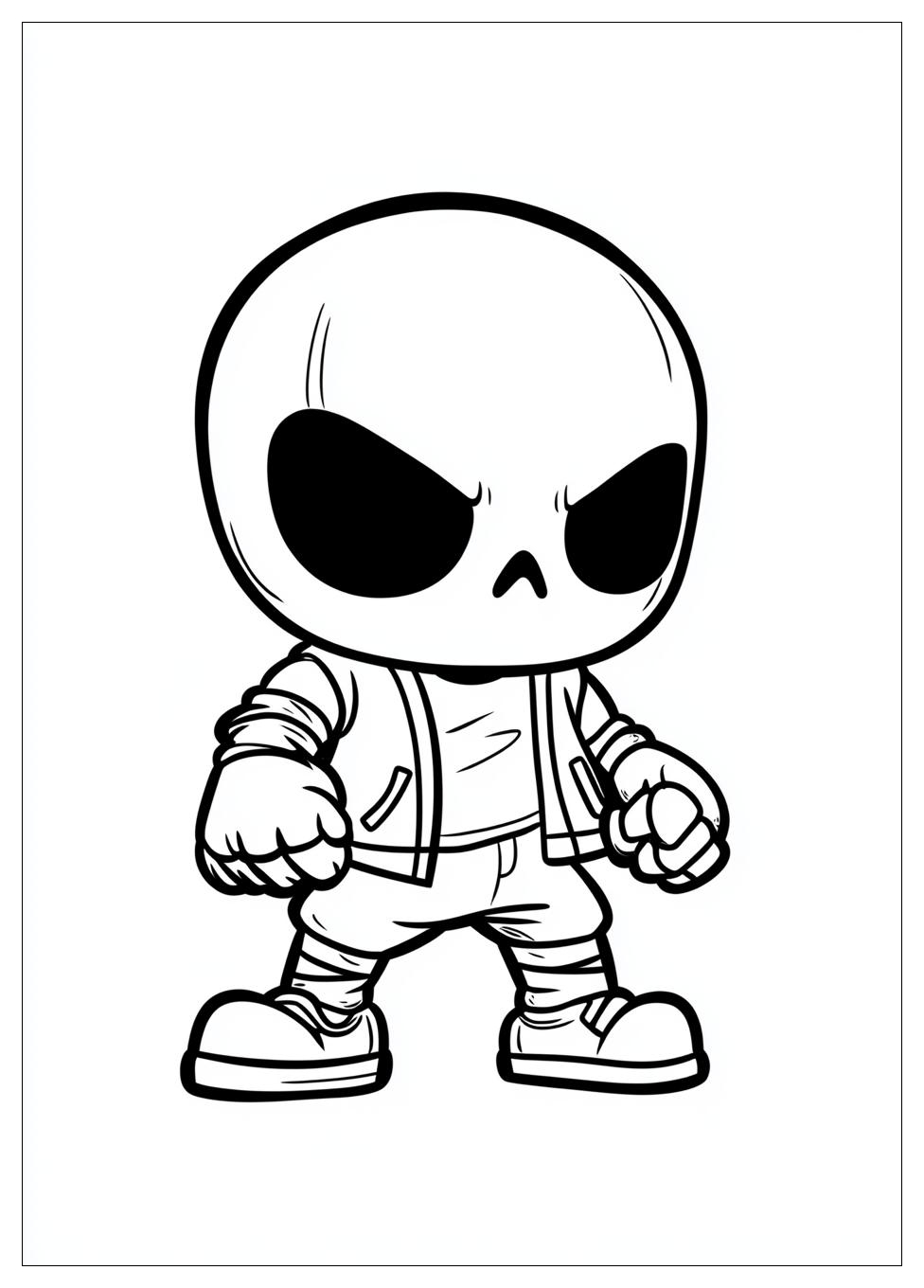 Leon Brawl Stars Ausmalbilder 11