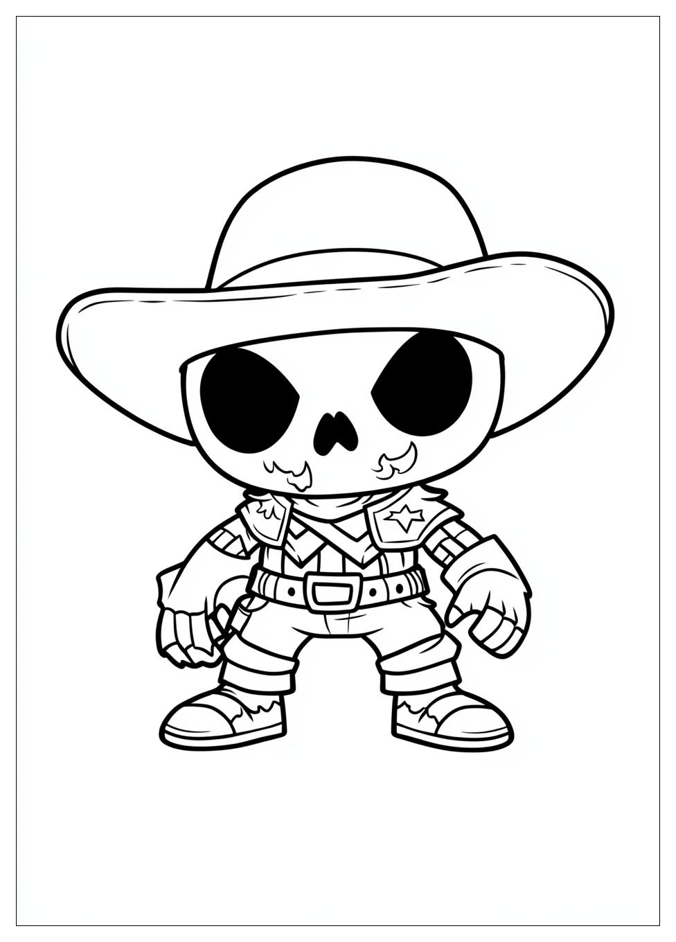 Leon Brawl Stars Ausmalbilder 15