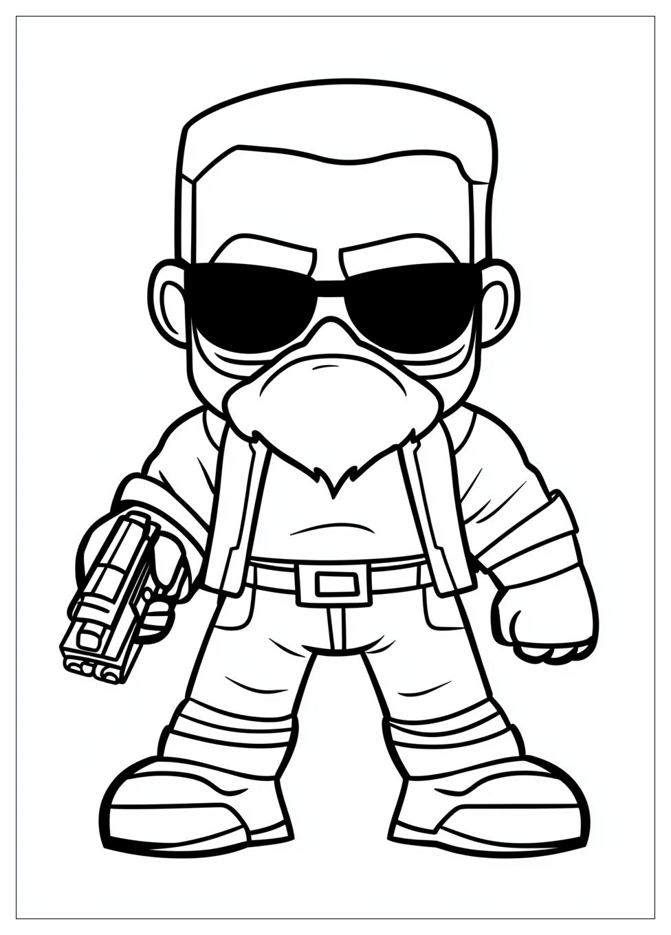 Leon Brawl Stars Ausmalbilder 18