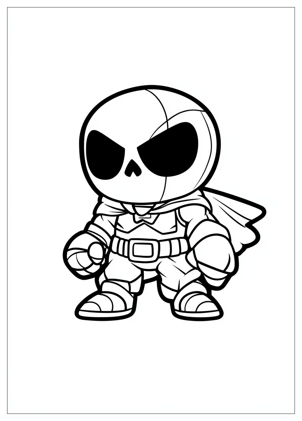 Leon Brawl Stars Ausmalbilder 2