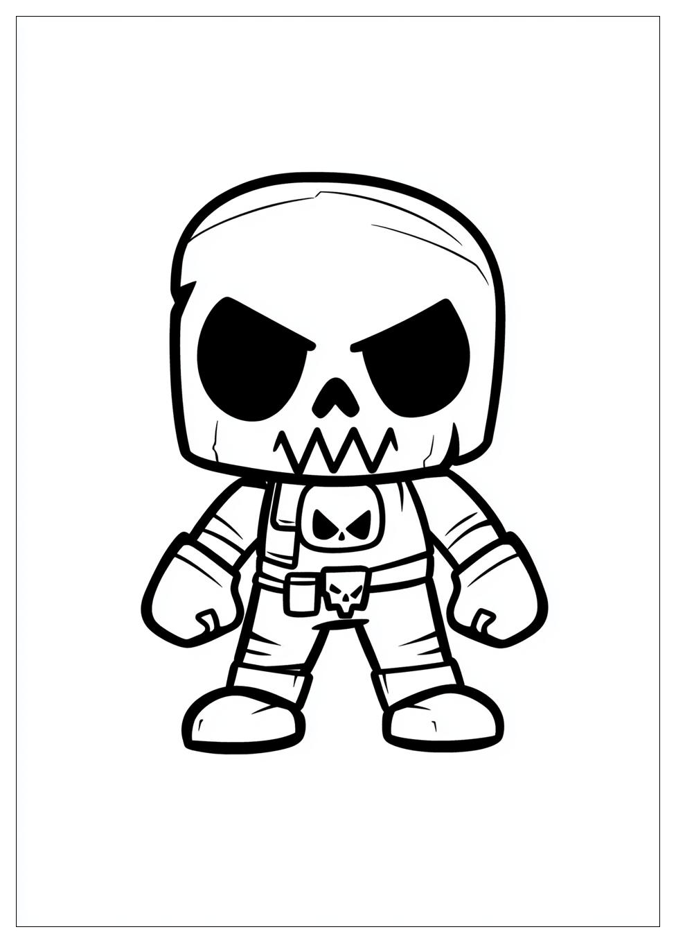 Leon Brawl Stars Ausmalbilder 20