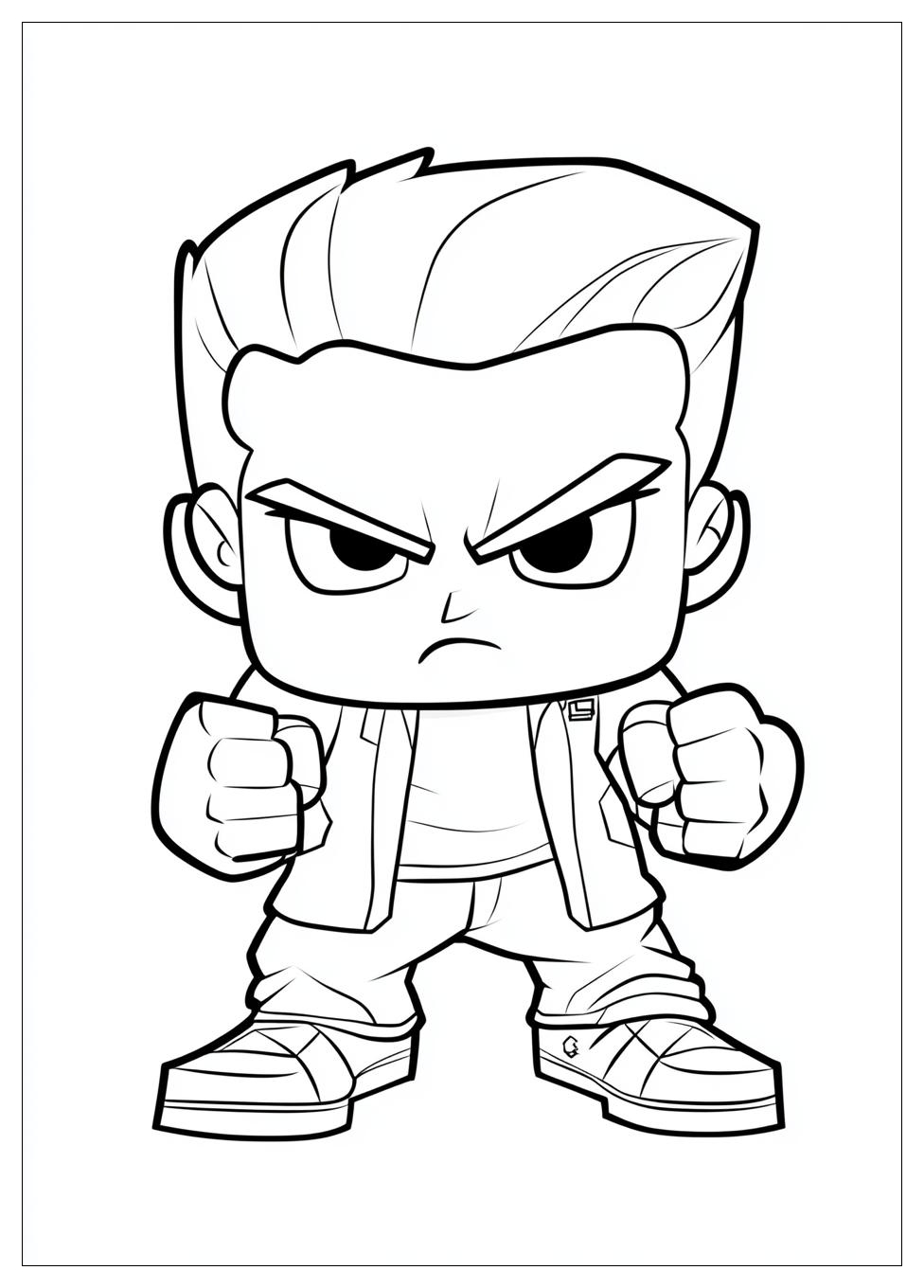Leon Brawl Stars Ausmalbilder 23