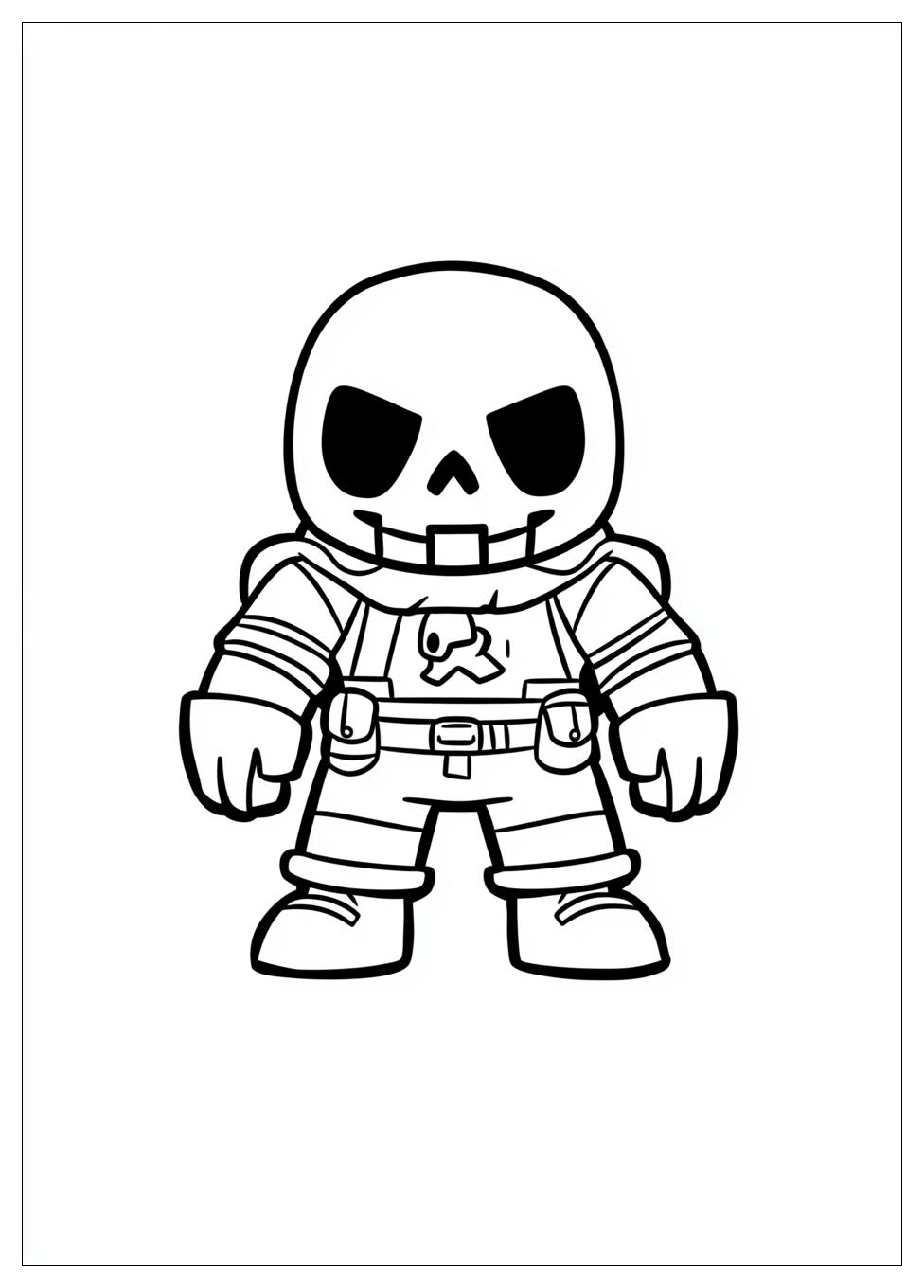 Leon Brawl Stars Ausmalbilder 3