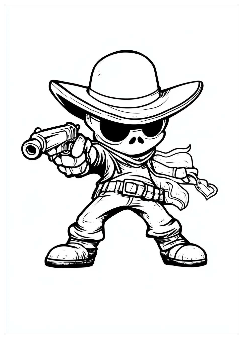 Leon Brawl Stars Ausmalbilder 4