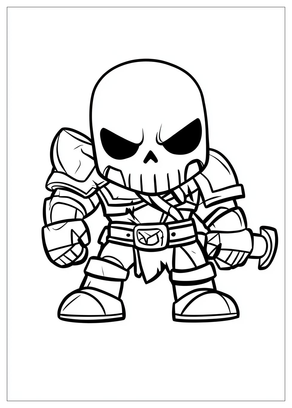 Leon Brawl Stars Ausmalbilder 5
